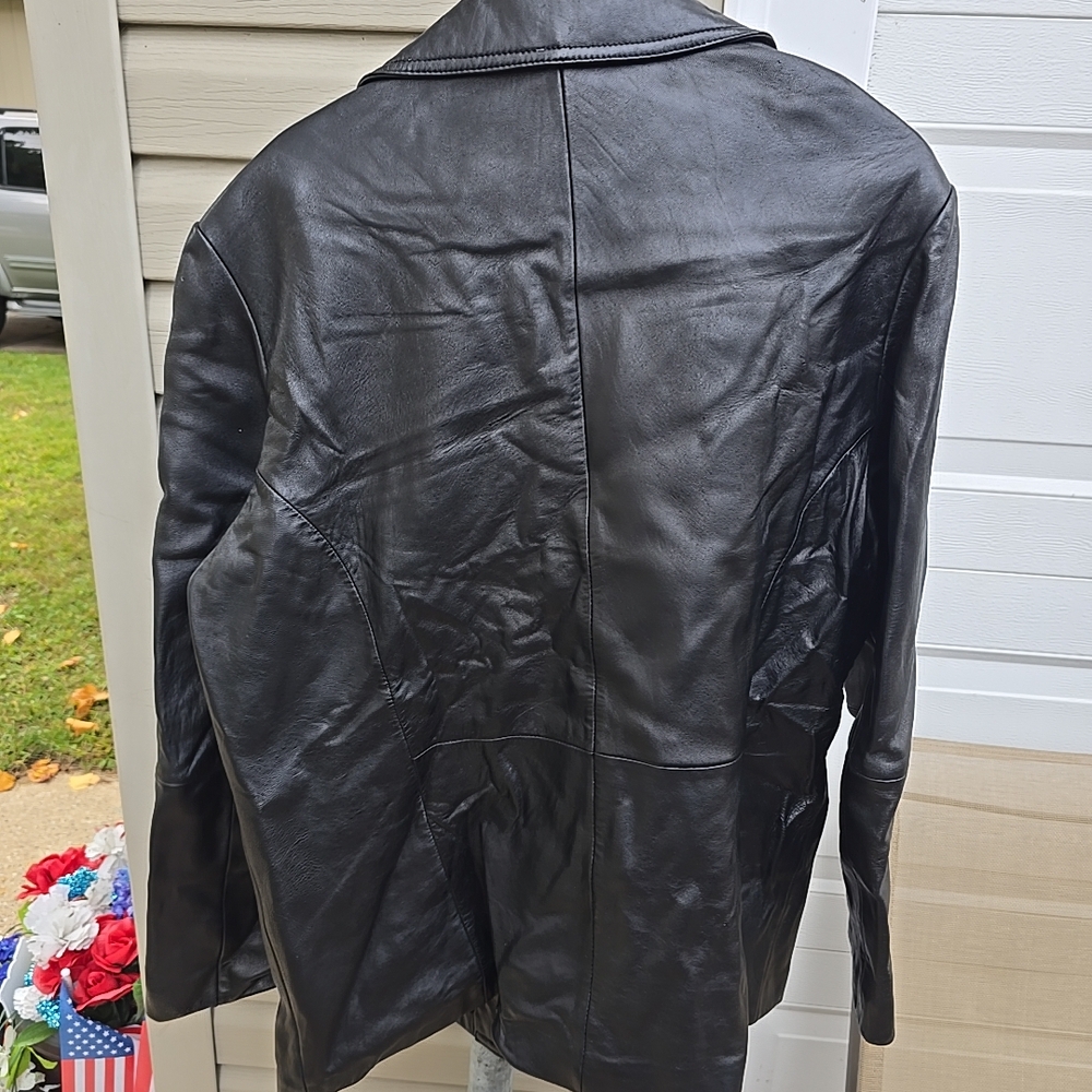 Women's Black Leather Jacket